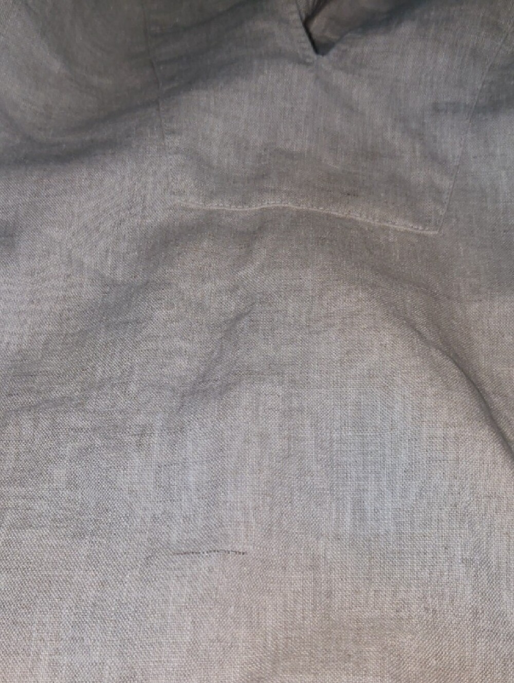 Madewell Linen Split-Neck Tunic Dress - Natural - Picture 11 of 12